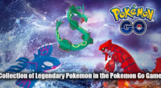Collection of Legendary Pokemon in the Pokemon Go Game